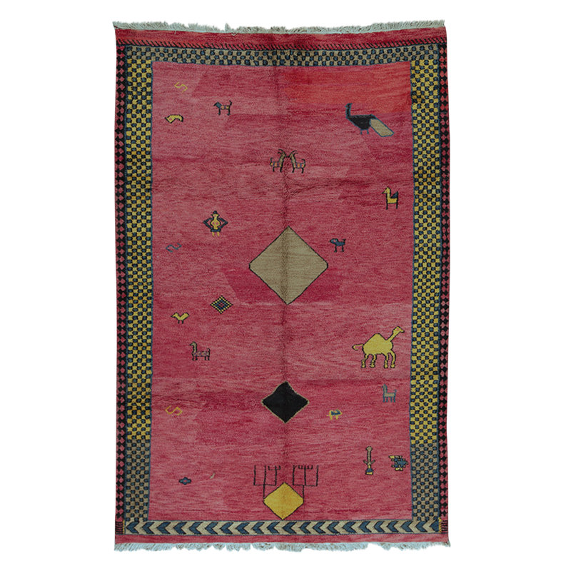 Indo Hand Woven Wool Area Rug