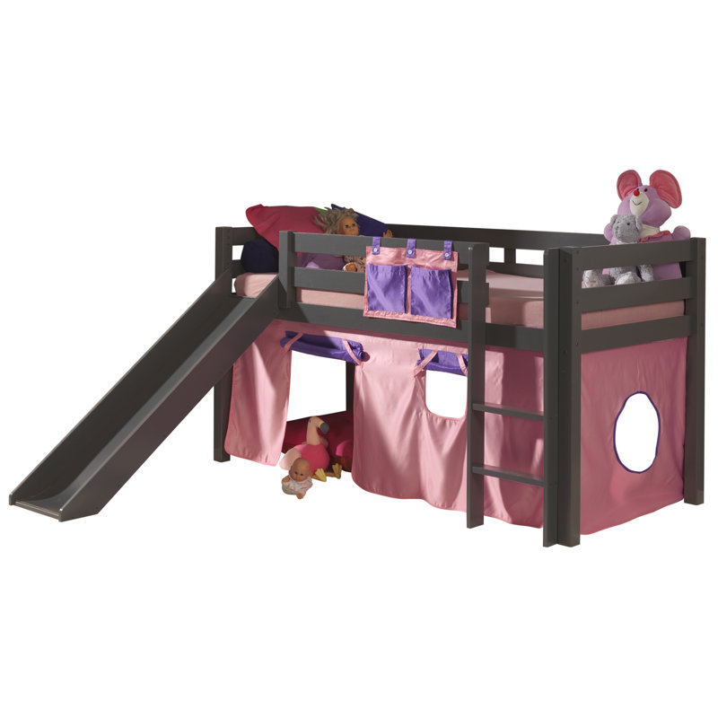 Pino Mid Sleeper Loft Bed, 210 x 218 cm, Light White