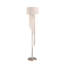 Lampe sur pied en métal chromé chromé pour salle de séjour et lampe sur pied H 65,75 po Malenna