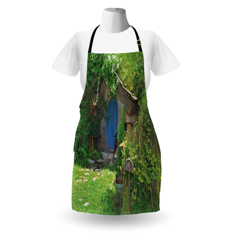 Tablier East Urban Home Hobbits, cuisine de jardinage, taille adulte, vert brun bleu