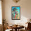 Plantes et fleurs, palmiers, drapeaux colorés, ciel tropical-1930900548-1930900544-1930900545