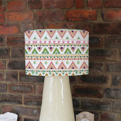 Cotton Drum Lamp Shade ( Uno )