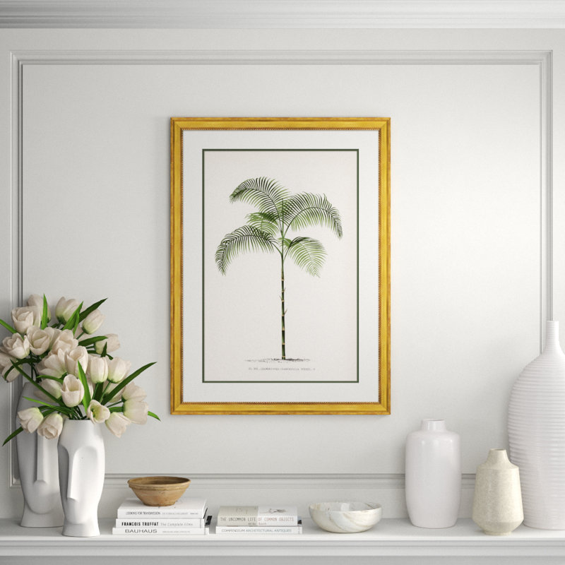 Palms 1 Framed Graphic Art