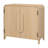 Modern Curved 32" Entryway Accent Cabinet-742523475