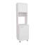 Garde-manger blanc avec rangement ouvert et 2 portes