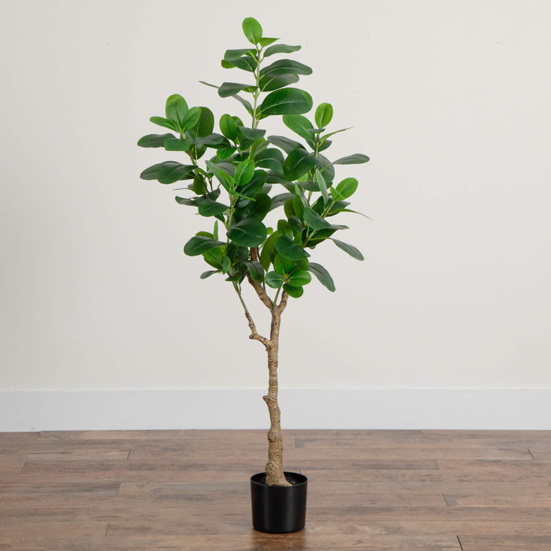 7 pi Ficus Audrey artificiel, H 48 po x l 22 po x P 6 po
