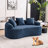 Curved Loveseat Sofa-1329654717