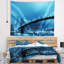 Tapisserie «Cityscape Manhattan Downtown Urban View»-28499626