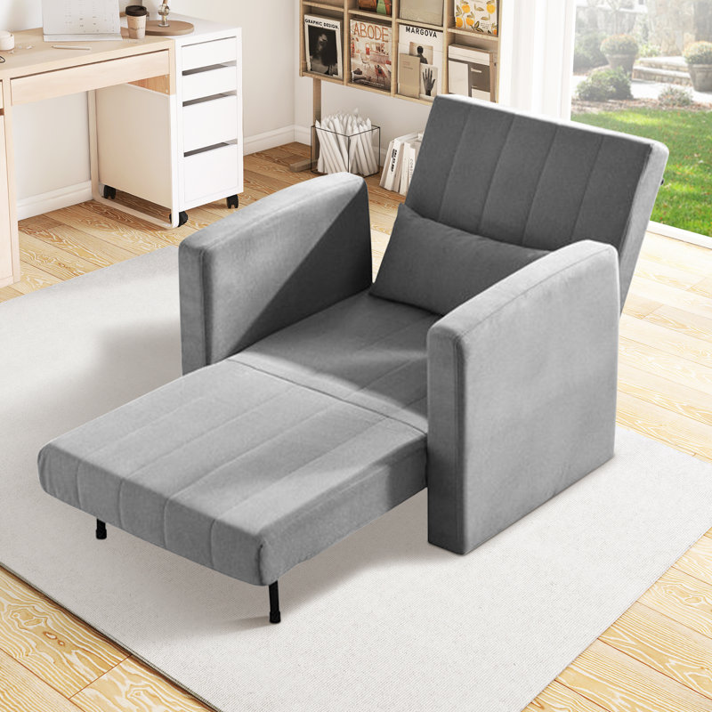 3-in-1 Convertible Adjustable Sleeper Chair Bed