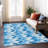 Washable Abstract Indoor / Outdoor Rug-109570318
