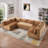 Brackely Modular Velvet 3-Piece Sectional-91073934