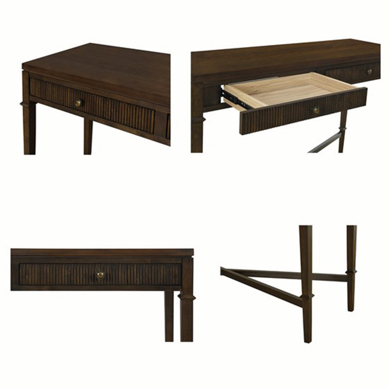 Console de rangement à 2 tiroirs