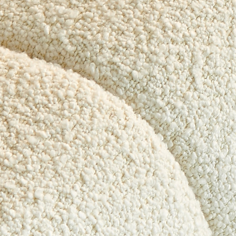 Armless Sherpa Single Backrest Sofa
