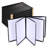 WeChef 10 Pack Restaurant Menu Covers 8.5" x 11" Book Style 8 Views Clear Cafe