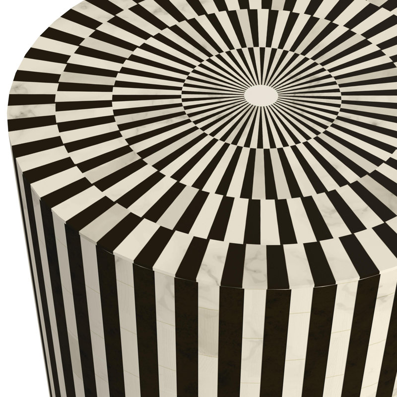 Arys Stone Top End Table