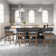 Swivel Upholstered  Counter Bar Stool with Solid Wood Frame