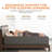 8" Medium Gel Memory Foam Mattress– 10-Year Warranty, CertiPUR-US, OEKO-TEX Certified-110924874-110924869