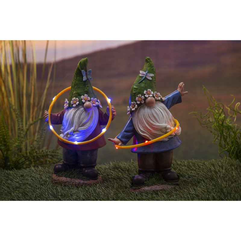Ensemble de 2 statues de jardin Alduina