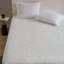Protège-matelas matelassé en coton percale-1449215905