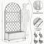 73.21 in. H x 35.43 in. W Lattice Panel Trellis