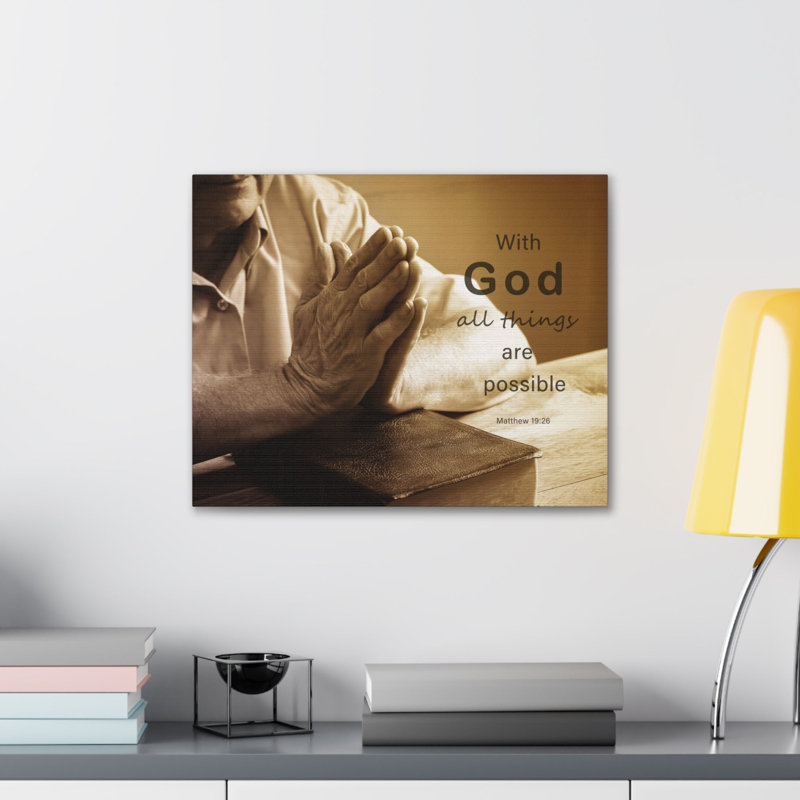 No Frame Print on Canvas
