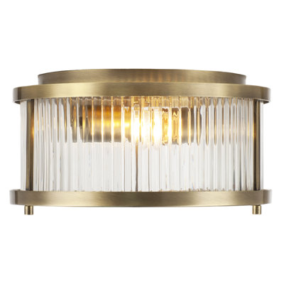 Glass Semi Flush Mount
