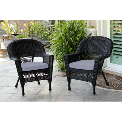 Burrowes Patio Chair with Cushions SET