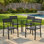 Ensemble de chaises de patio 4 pièces empilables