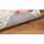 Tapis bleu clair / ivoire en laine tissé à plat à la main Dasheil-879275811