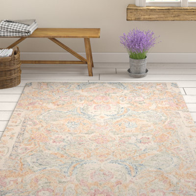Tapis floral en laine touffeté à la main Butters