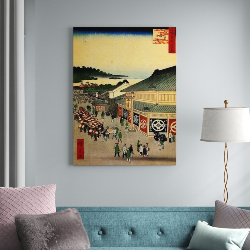 Hiroshige Utagawa - No Frame Print on Wood