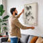 Bamboo in Ink Japandi - Wrapped Canvas-1093983065-1093983071