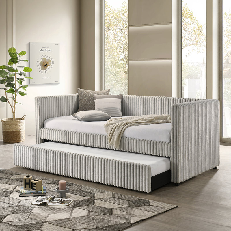 Lit de jour Cody gris, Grey