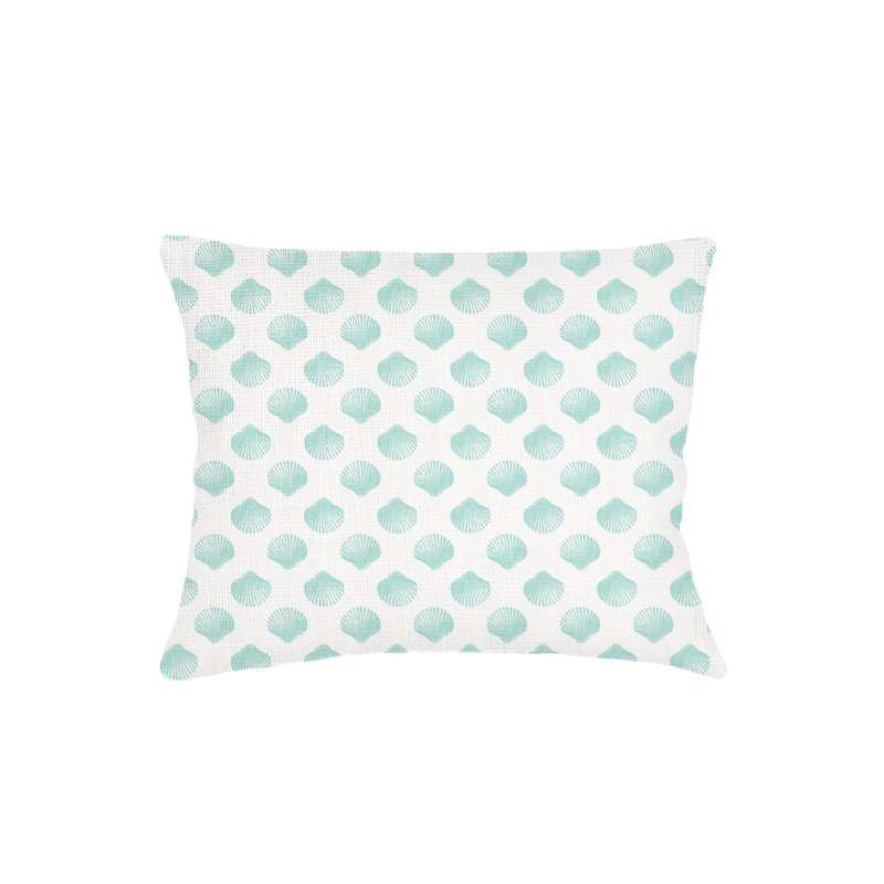 Housse de coussin en lin bleu turquoise 26x26, Bleu aqua, Carré 26 po
