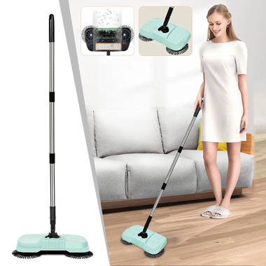 Equator 5lbs White Electric Sweeper Mop Cordless Self Cleaning