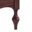 Structure de lit double en bois avec tête de lit, lit plateforme rétro, tête de lit arquée traditionnelle et pied de lit, grand rangement sous le lit, aucun sommier nécessaire, assemblage facile, noyer foncé-1385265308-1385265311