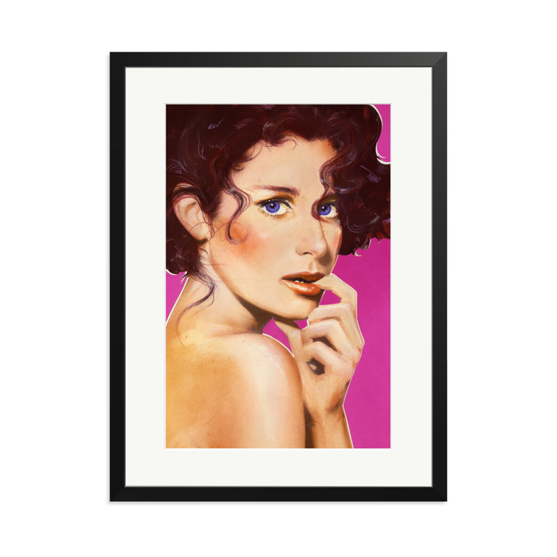 Debra Winger, Black, 31" H x 23" W