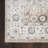 Nourison Astra Machine Washable Silver Taupe Vintage Indoor Rug-848525236