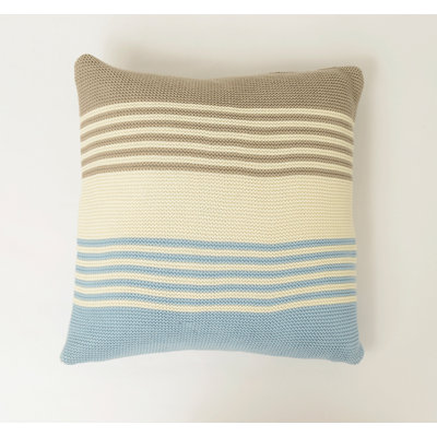 Shannon 100% Cotton Striped 20" Throw Pillow