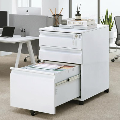 38.9 cm W 3 -Drawer Steel Filing Cabinet