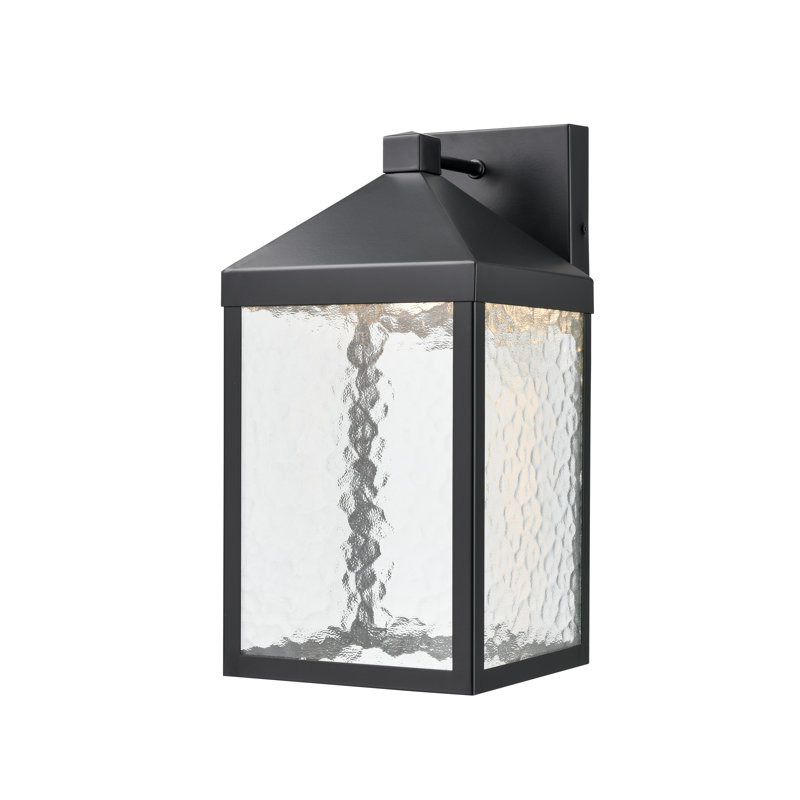 Deil Integrated LED Outdoor Wall Sconce, 15.25" H x 7.5" W x 9" D