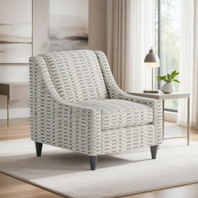 Fauteuil d'appoint en flanelle Rebecca