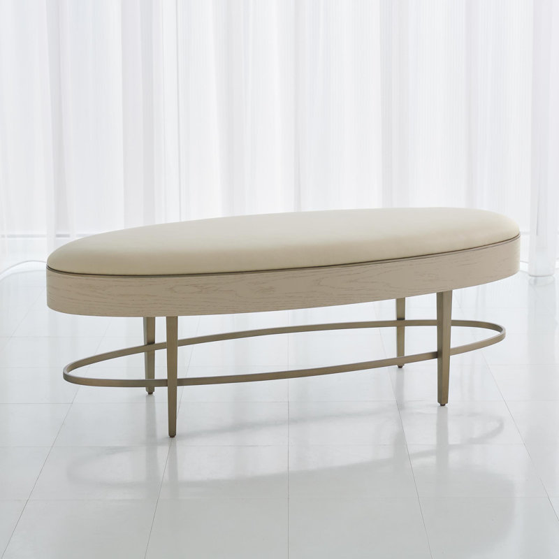 Ellipse Bench, Ivory