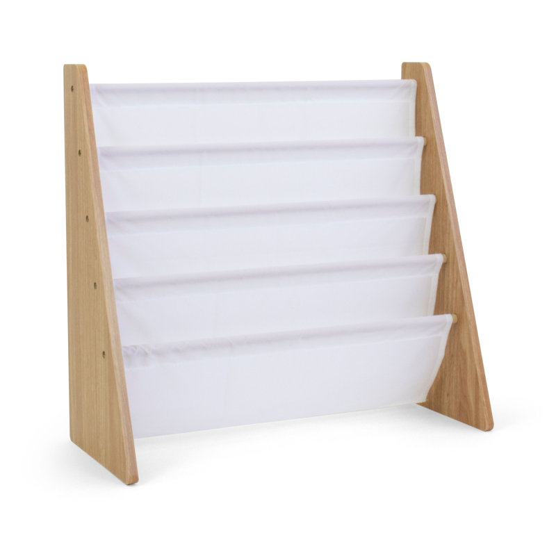 161.29cm H X 154.84cm W Kids Book Display, Natural/White
