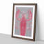 The Pink Lobster in Abstract - Picture Frame Graphic Art Print on MDF-55763520-55763525