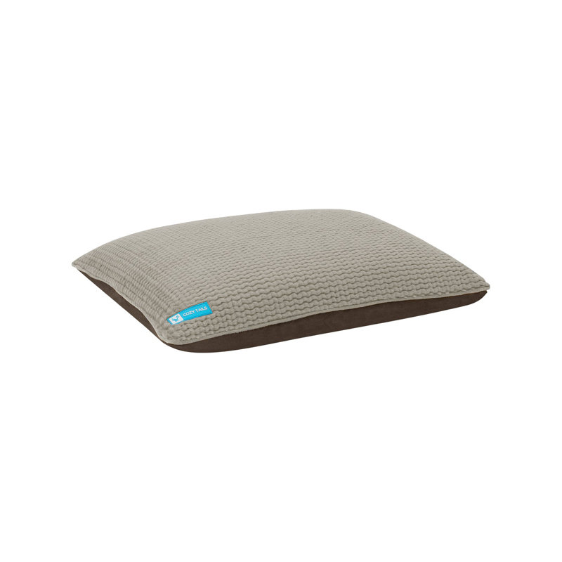 Lit double réversible pour animaux, H 3 po x l 29 po x P 21 po, Brun