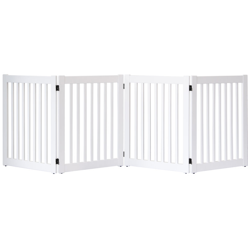 Barrière EZ autoportante Clarissa, H 32 po x l de 32 à 72 po, blanc