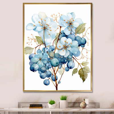 «Blossoming Blueberrie Flowers» sur toile