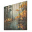 Forêt d'automne «Solitude I», art mural sur bois de pin naturel-36669584