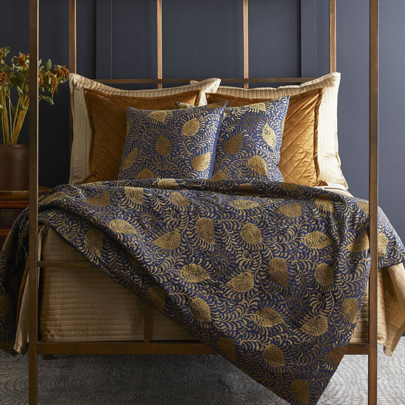 The Met x Ann Gish Kinrande Embroidered Euro Sham
